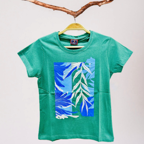 Girls Round Neck Printed T-Shirt_6846ca94a4b4d.png